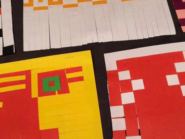 Tejiendo nuestra iconografía con papel