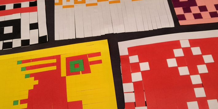 Tejiendo nuestra iconografía con papel