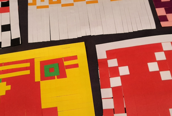 Tejiendo nuestra iconografía con papel