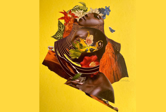 Conversatorio, collage, arte, técnica