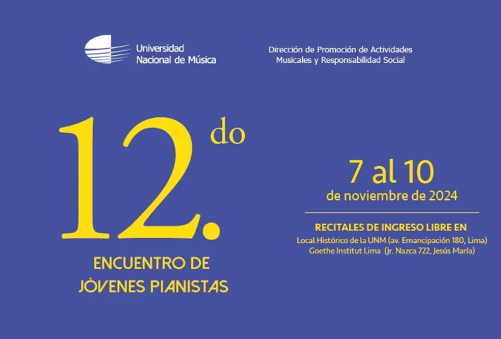 12º Encuentro de Jóvenes Pianistas