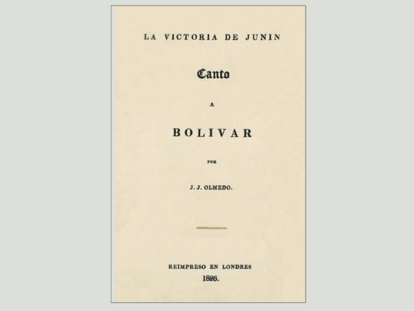 La victoria de Junín. Canto a Bolívar