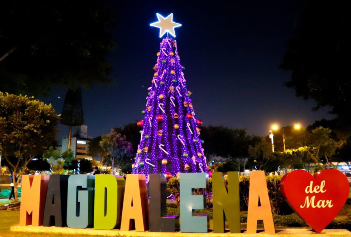Encendido de árbol de navidad