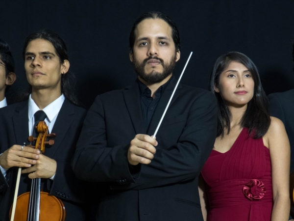 Noche musical: guitarra, violín, saxofón, trompeta, bajo eléctrico