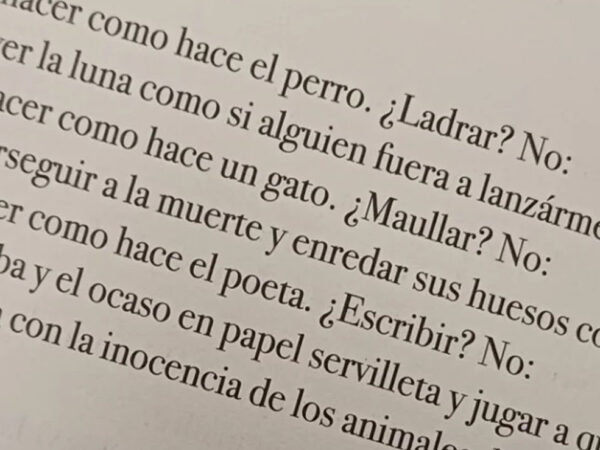 LA VIEJA COSTUMBRE DE MORIR DE POESÍA