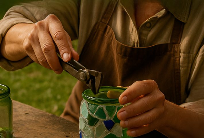 DECORA TU MACETA DE VIDRIO