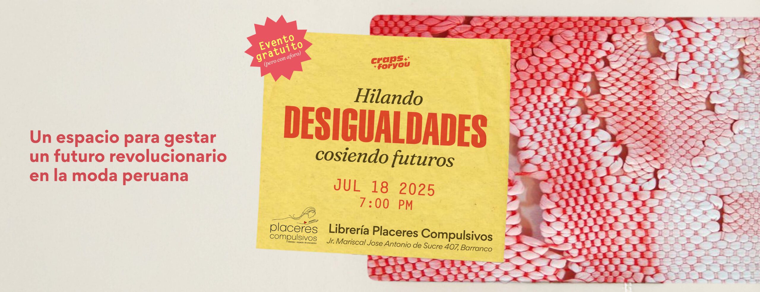 HILANDO DESIGUALDADES, COSIENDO FUTUROS