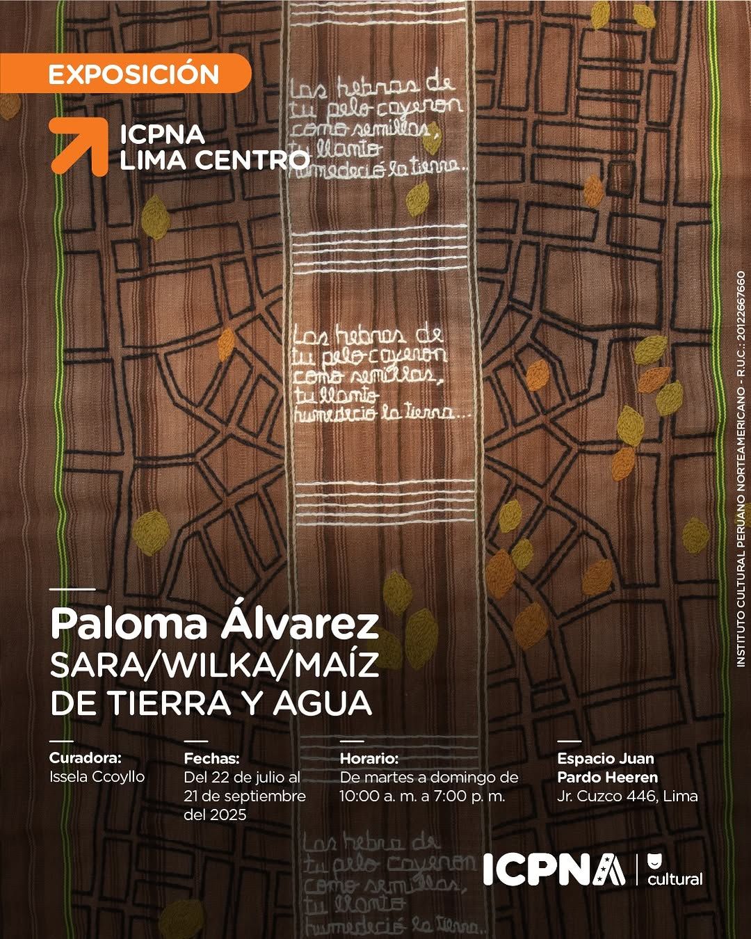 SARA/WILKA/MAÍZ: DE TIERRA Y AGUA
