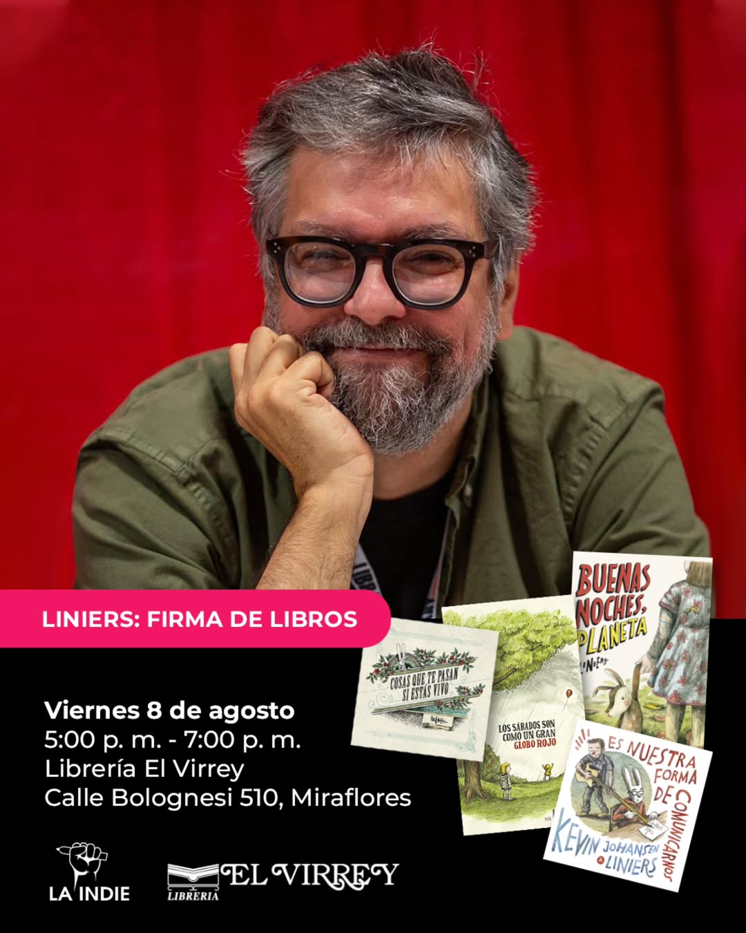 LINIERS: FIRMA DE LIBROS