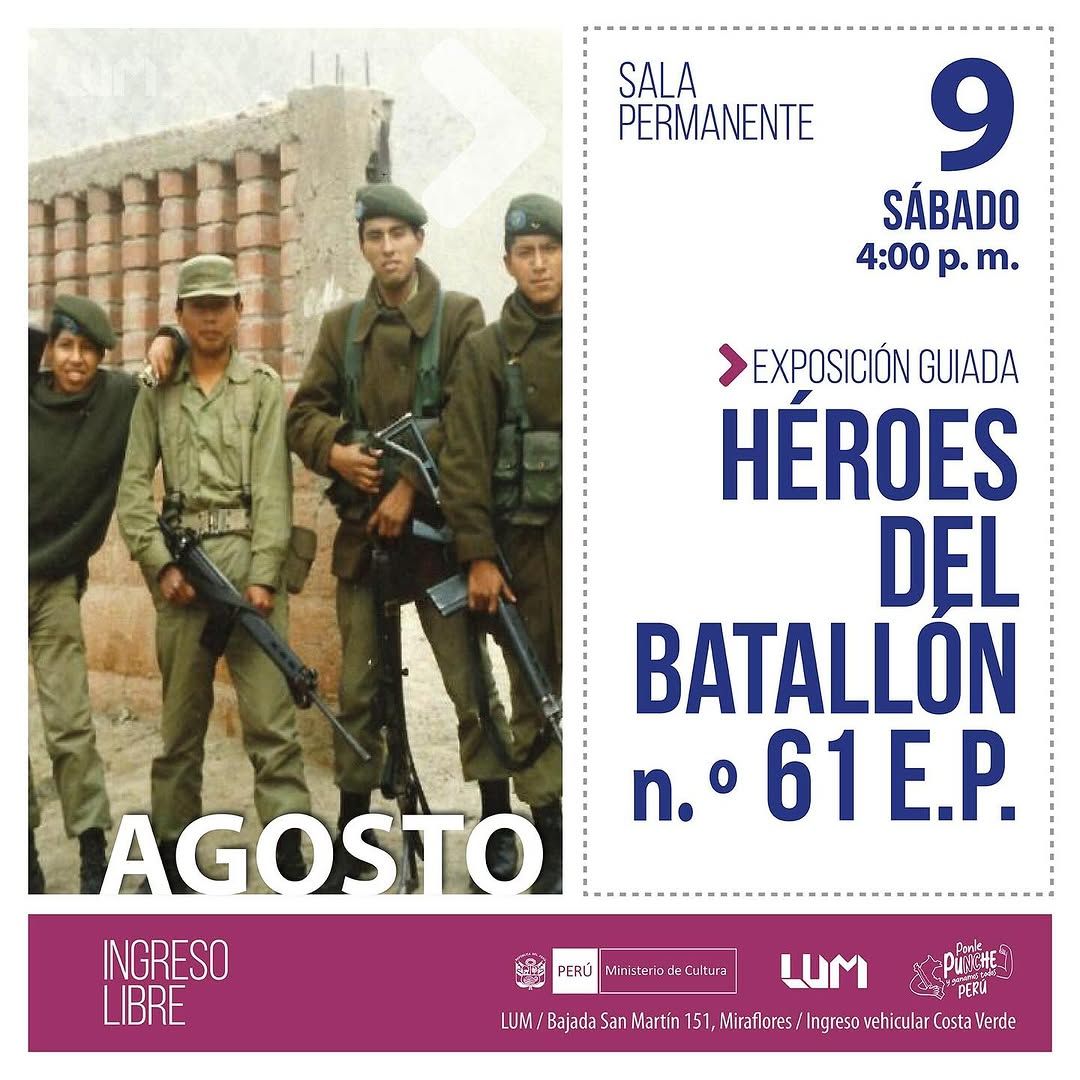 HÉROES DEL BATALLÓN N.º 61 E.P.