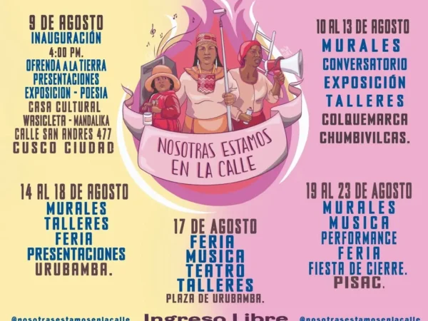 NOSOTRAS ESTAMOS EN LA CALLE