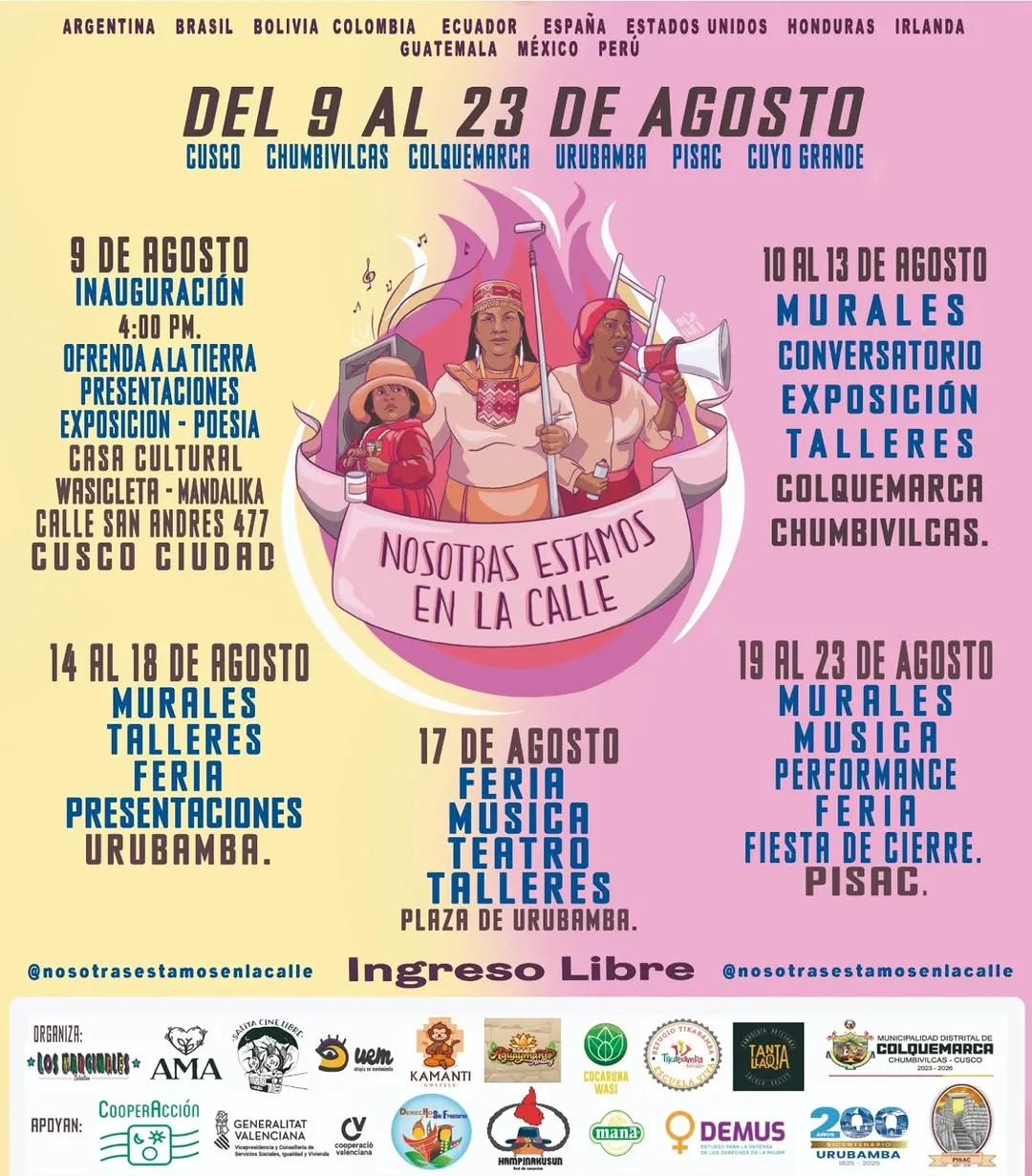 NOSOTRAS ESTAMOS EN LA CALLE