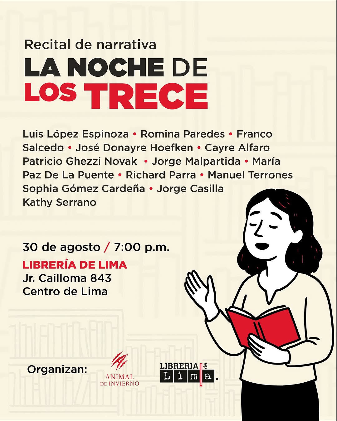 LA NOCHE DE LOS TRECE