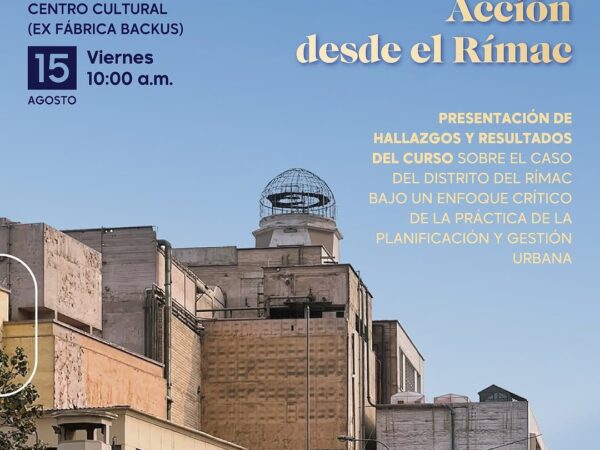 PLANIFICACIÓN-ACCIÓN DESDE EL RÍMAC