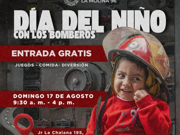 DÍA DEL NIÑO CON LOS BOMBEROS