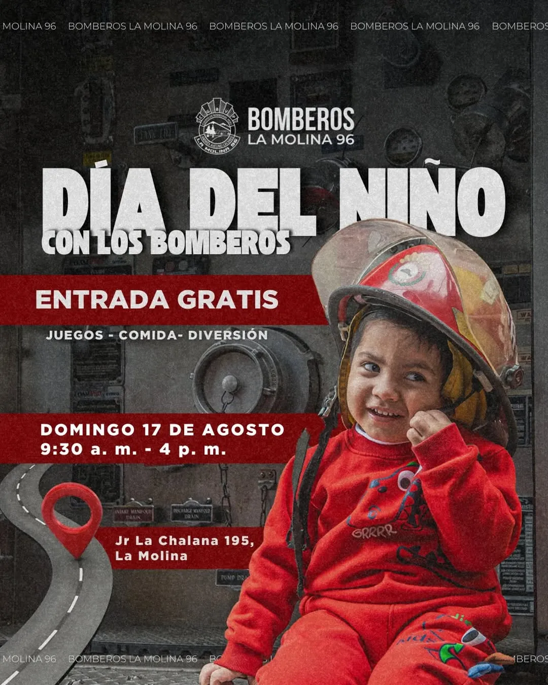 DÍA DEL NIÑO CON LOS BOMBEROS