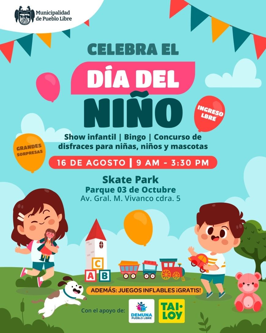 DÍA DEL NIÑO EN PUEBLO LIBRE