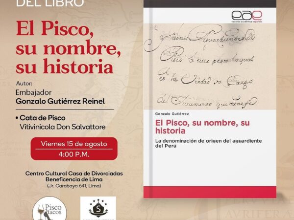 EL PISCO, SU NOMBRE, SU HISTORIA