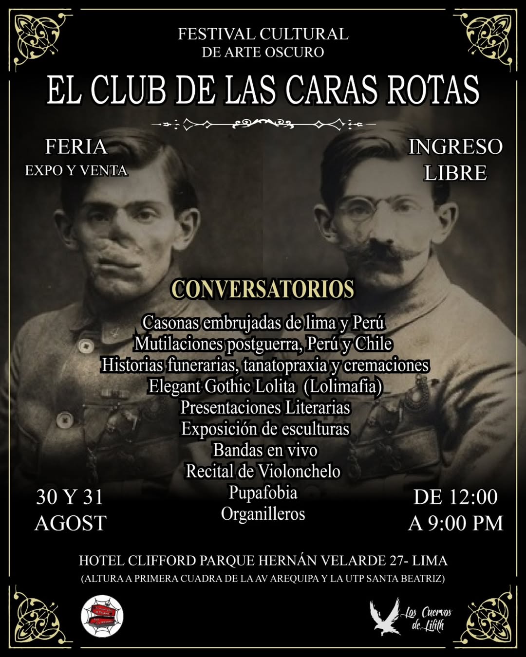 EL CLUB DE LAS CARAS ROTAS