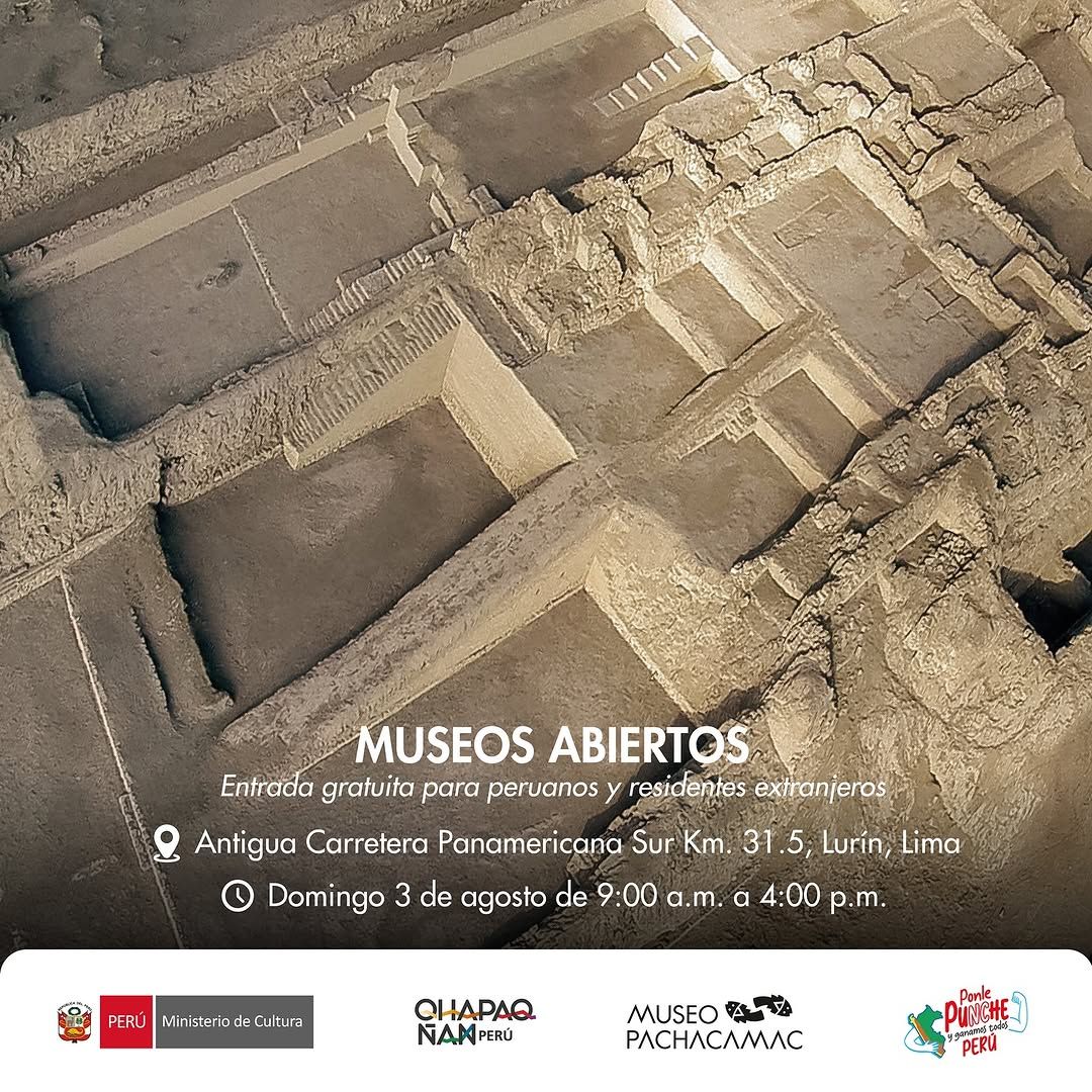 MUSEO PACHACAMAC – PRIMER DOMINGO DEL MES
