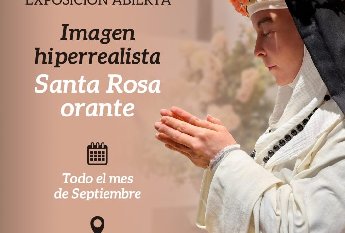 IMAGEN HIPERREALISTA DE SANTA ROSA ORANTE