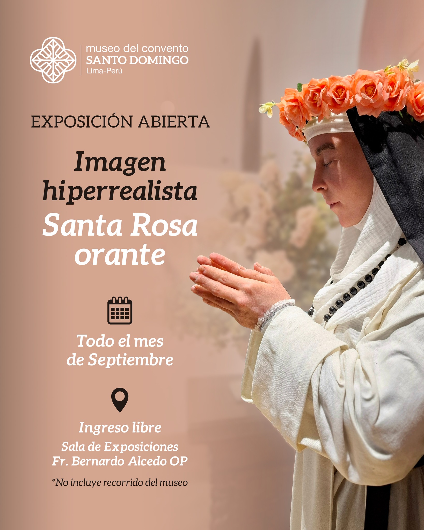 IMAGEN HIPERREALISTA DE SANTA ROSA ORANTE