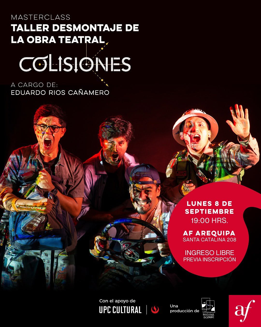 DESMONTAJE DE LA OBRA TEATRAL COLISIONES