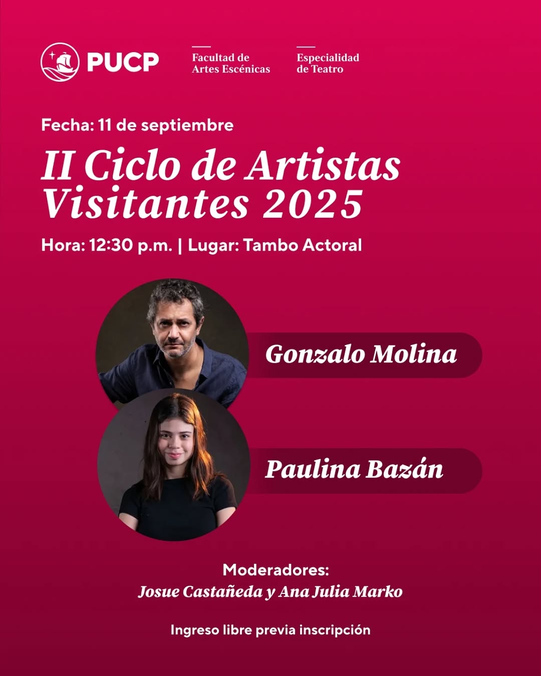 II CICLO DE ARTISTAS VISITANTES 2025
