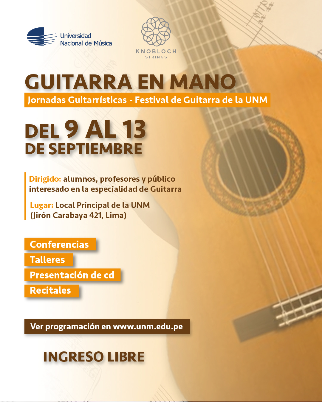 GUITARRA EN MANO: GRAN RECITAL