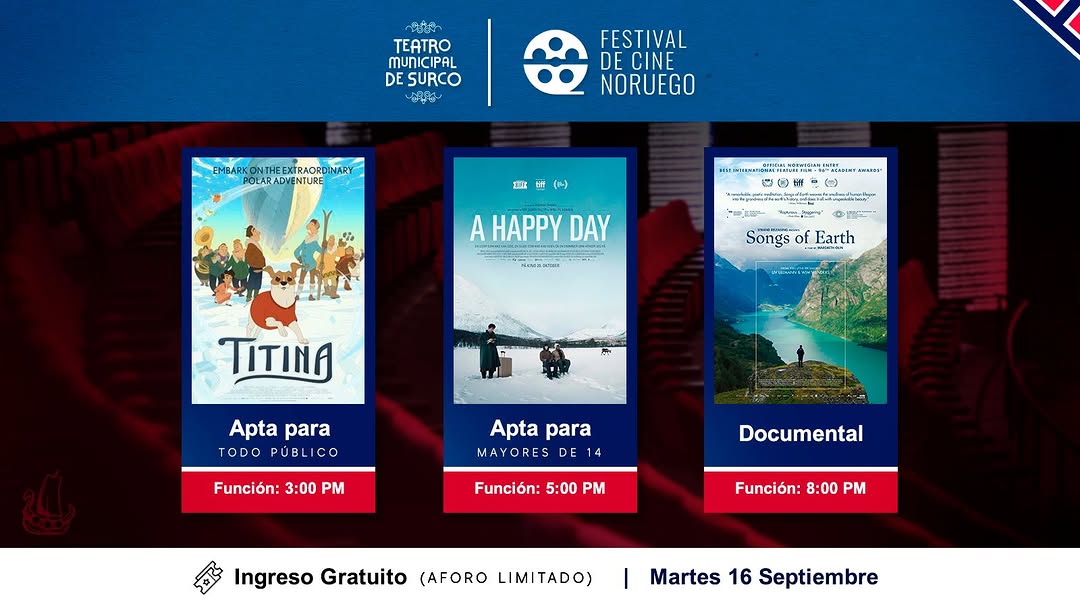 PRIMER FESTIVAL DE CINE NORUEGO