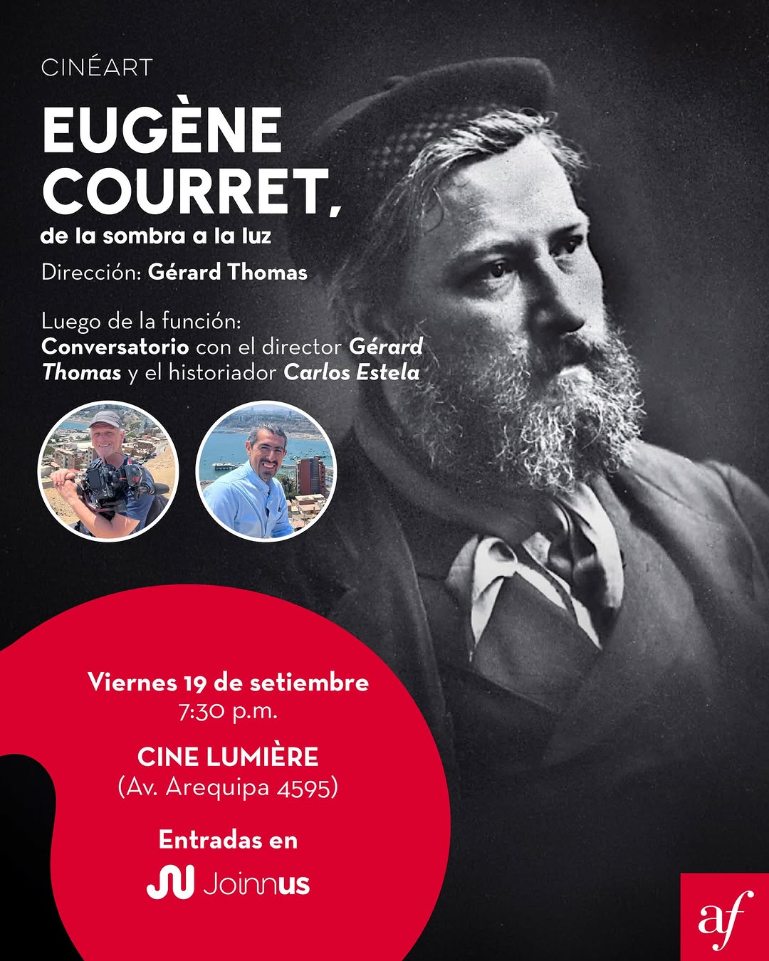EUGÈNE COURRET, DE LA SOMBRA A LA LUZ