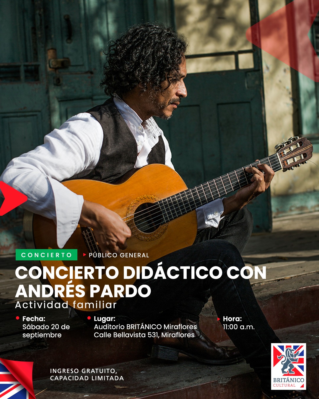 CONCIERTO DIDÁCTICO CON ANDRÉS PARDO