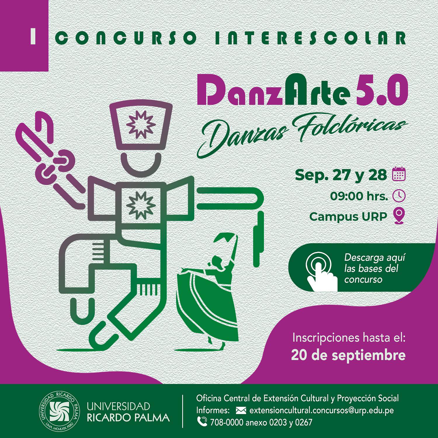 CONCURSO ESCOLAR DE DANZAS FOLCLÓRICAS
