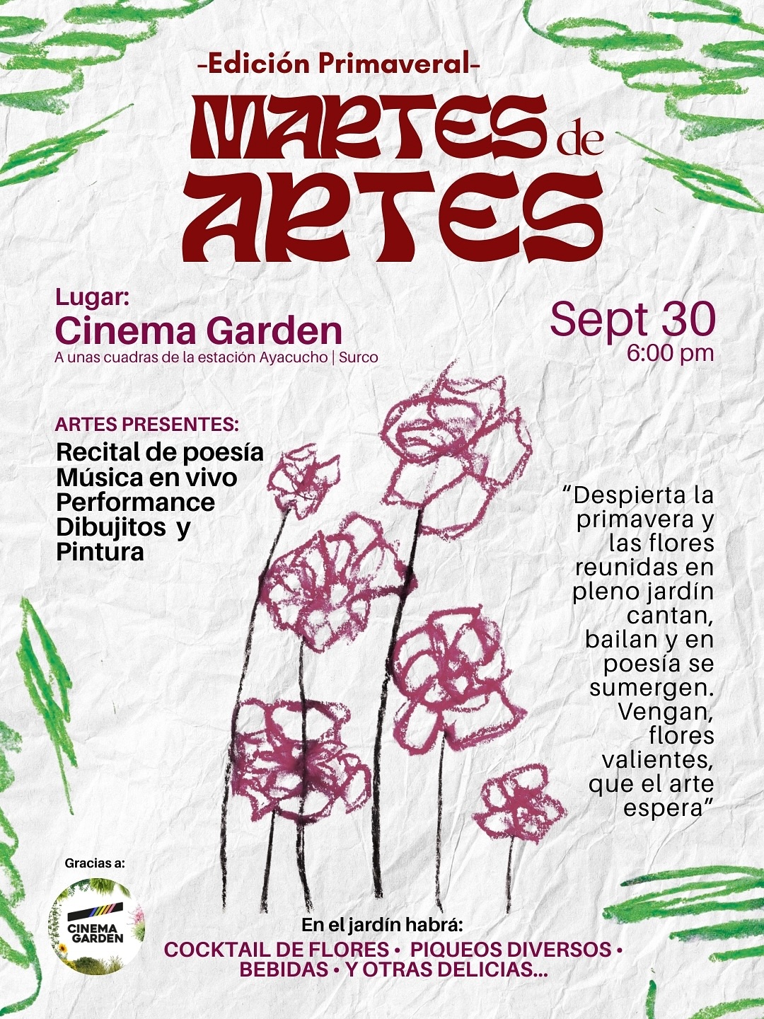 MARTES DE ARTES