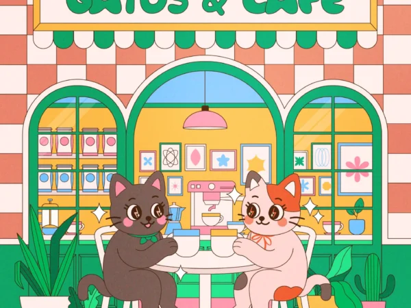 GATOS & CAFÉ