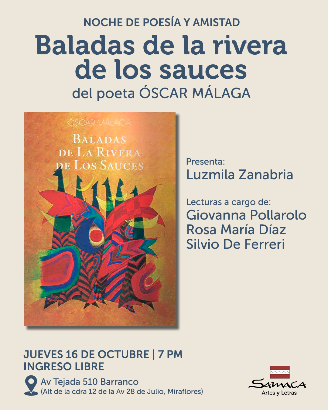 BALADAS DE LA RIVERA DE LOS SAUCES