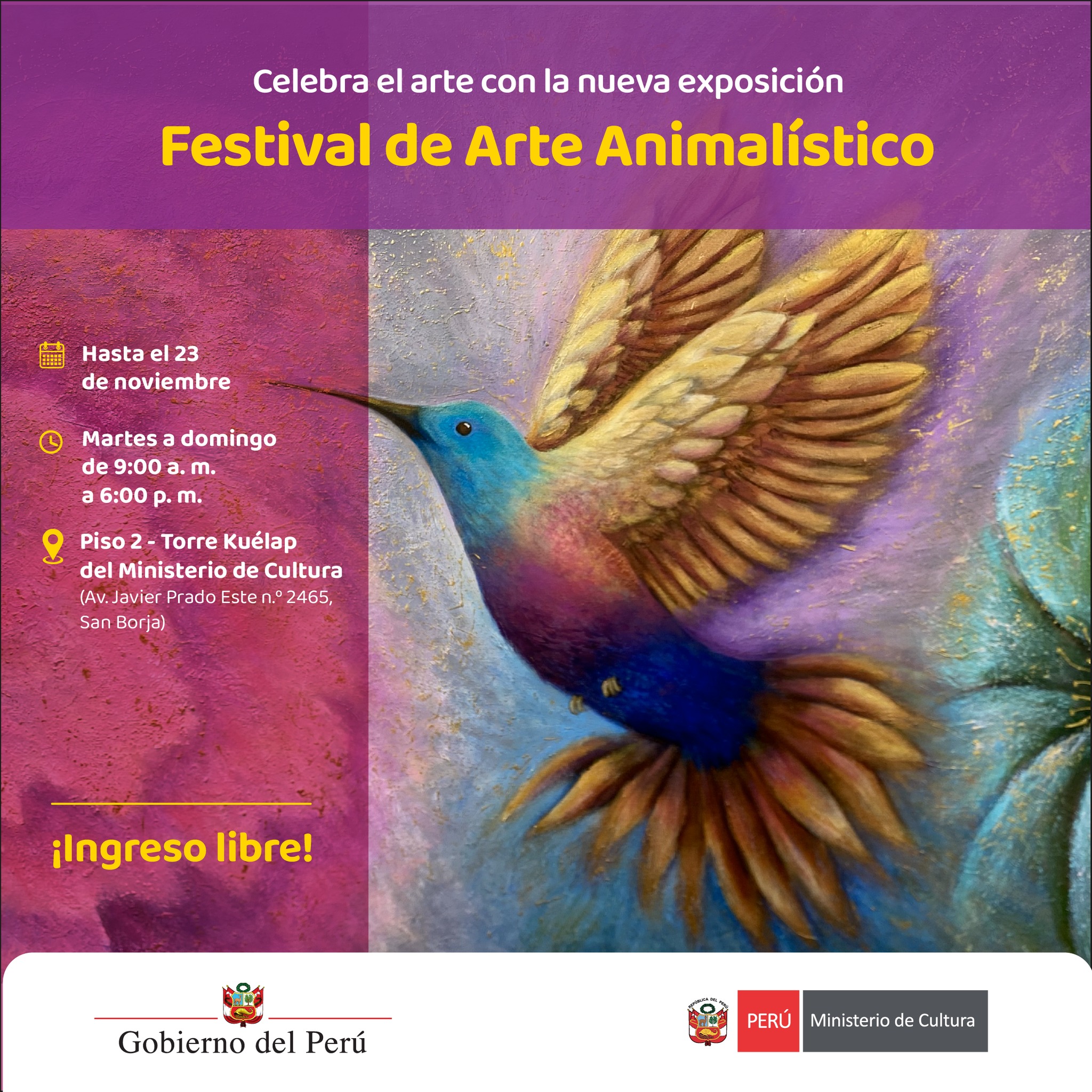 FESTIVAL DE ARTE ANIMALÍSTICO