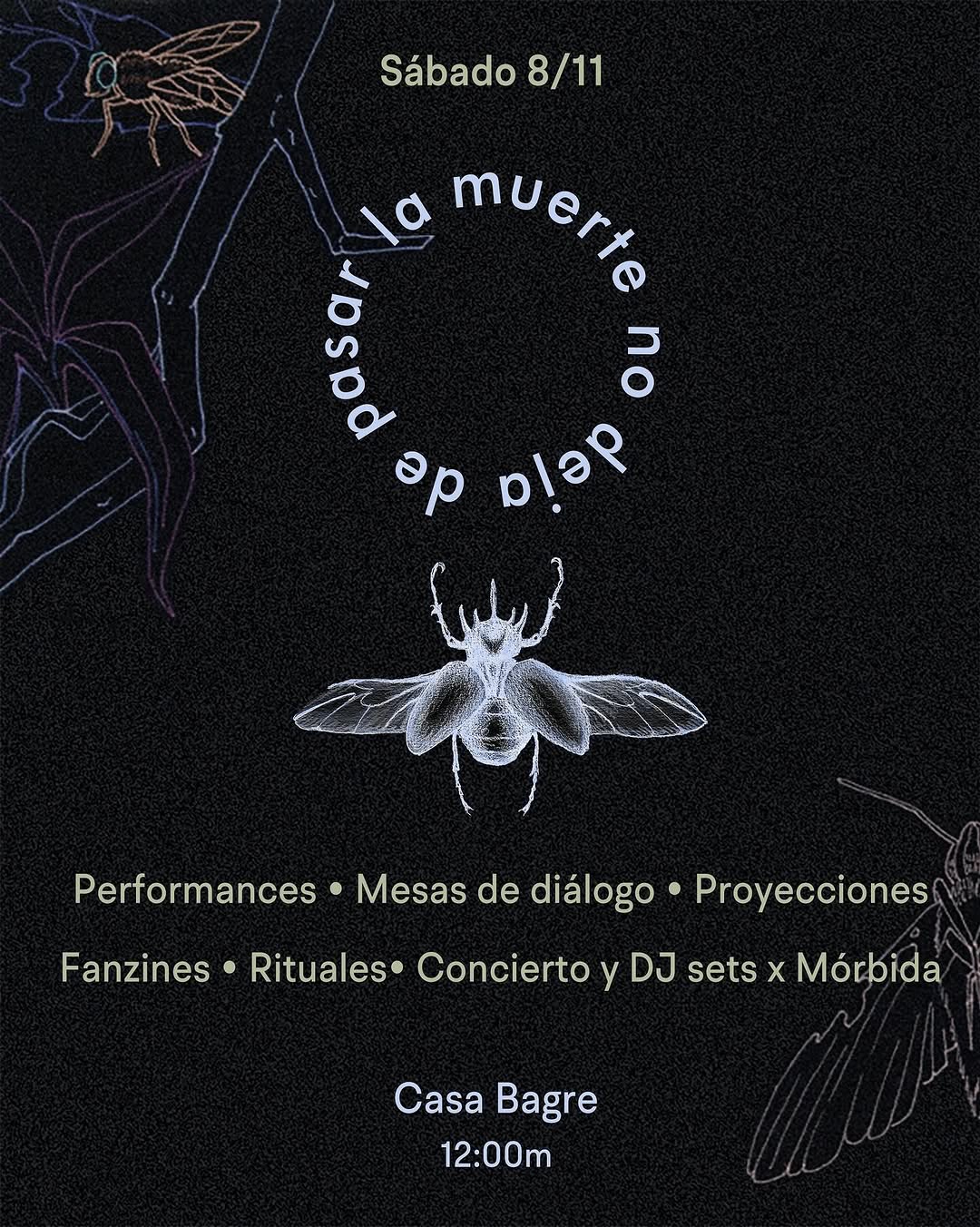 LA MUERTE NO DEJA DE PASAR
