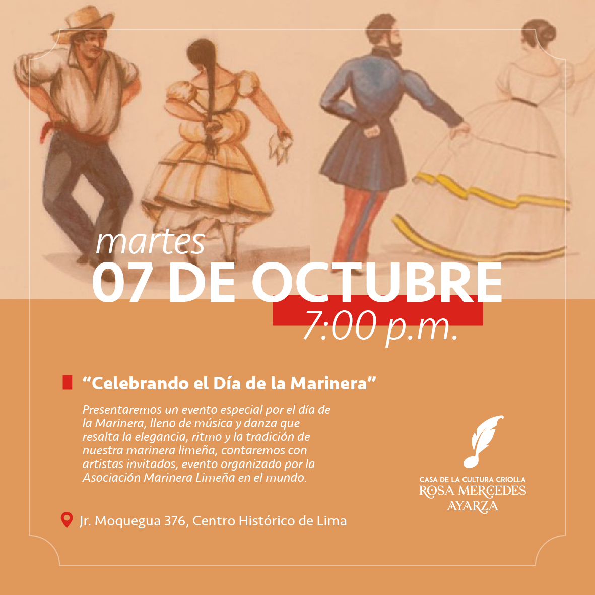 CELEBRANDO EL DÍA DE LA MARINERA