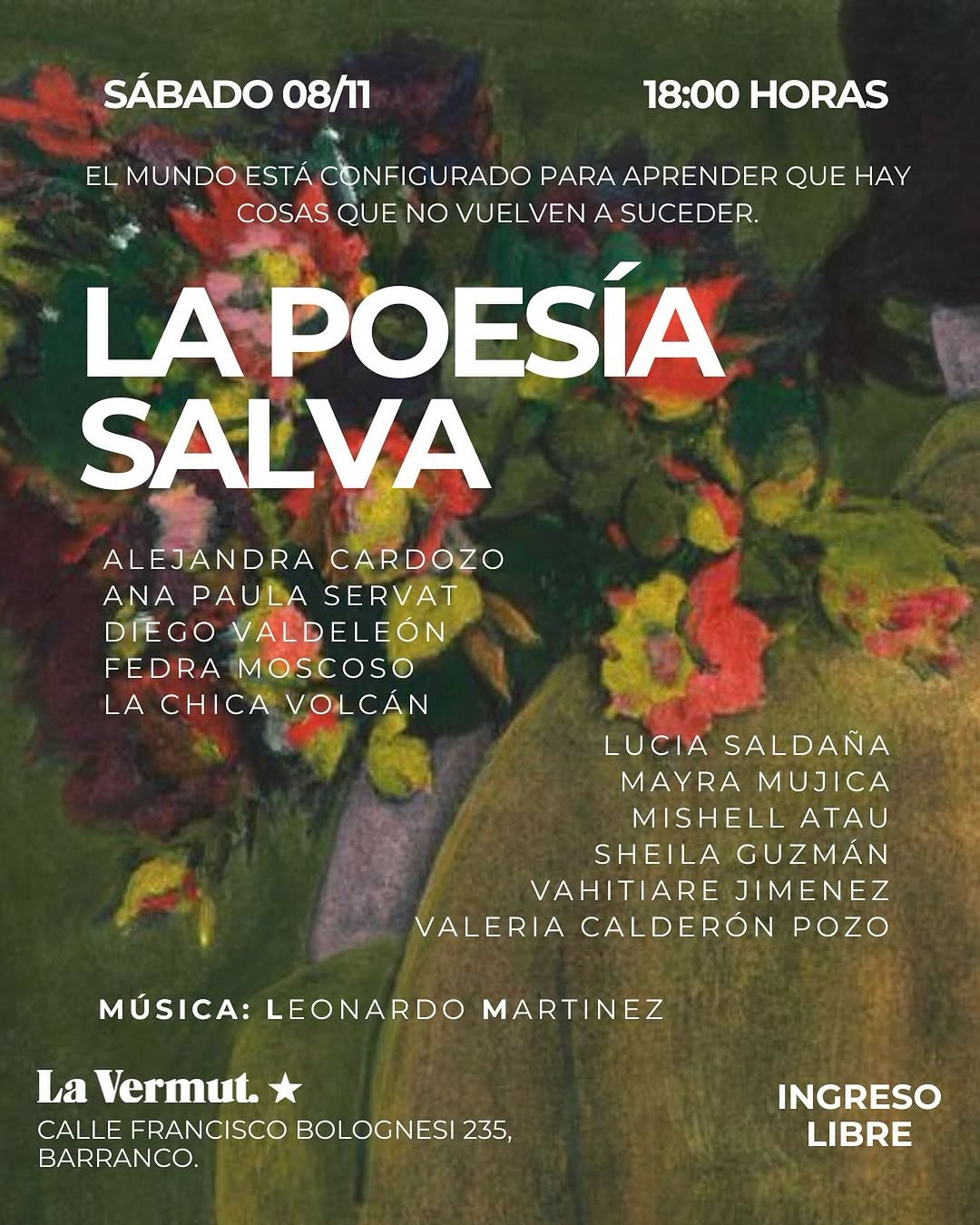 La poesía salva