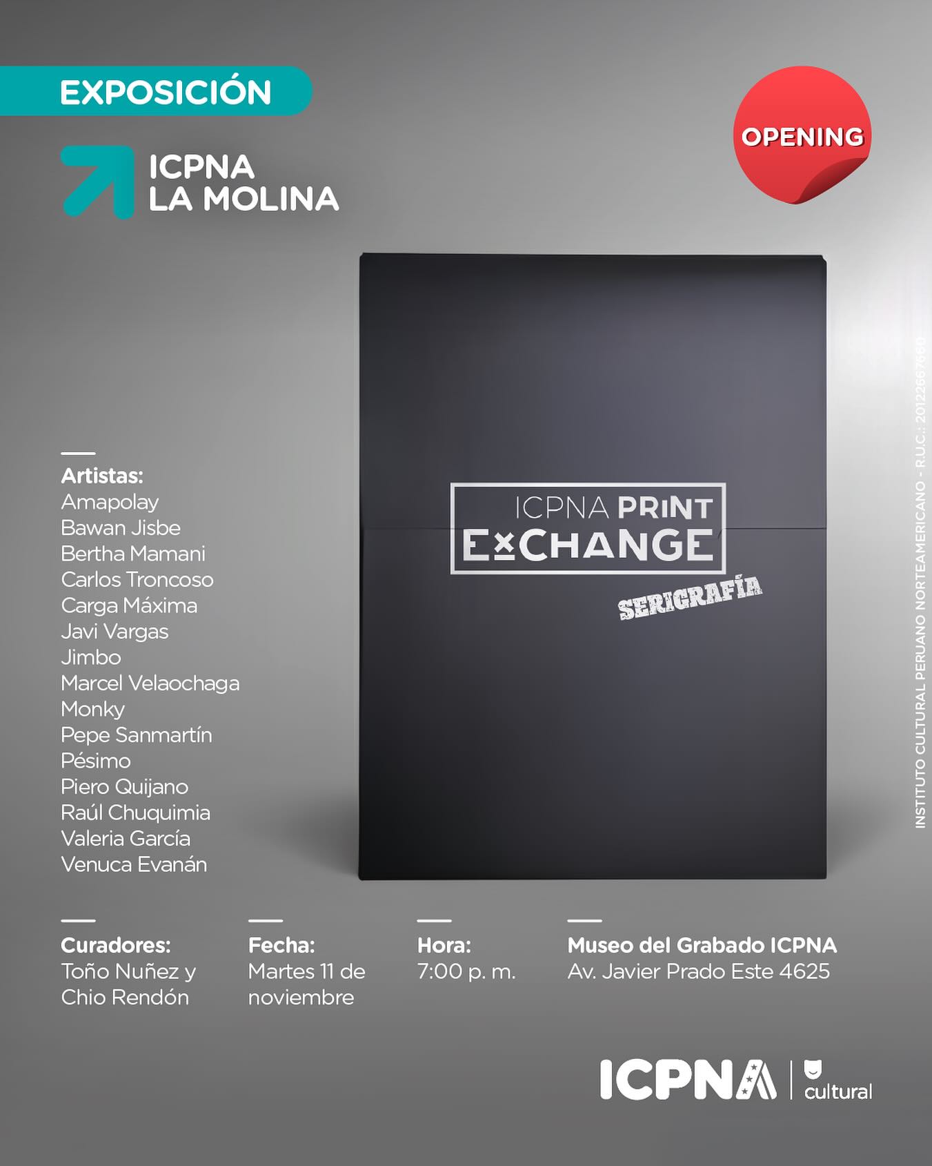 ICPNA PRINT EXCHANGE SERIGRAFÍA