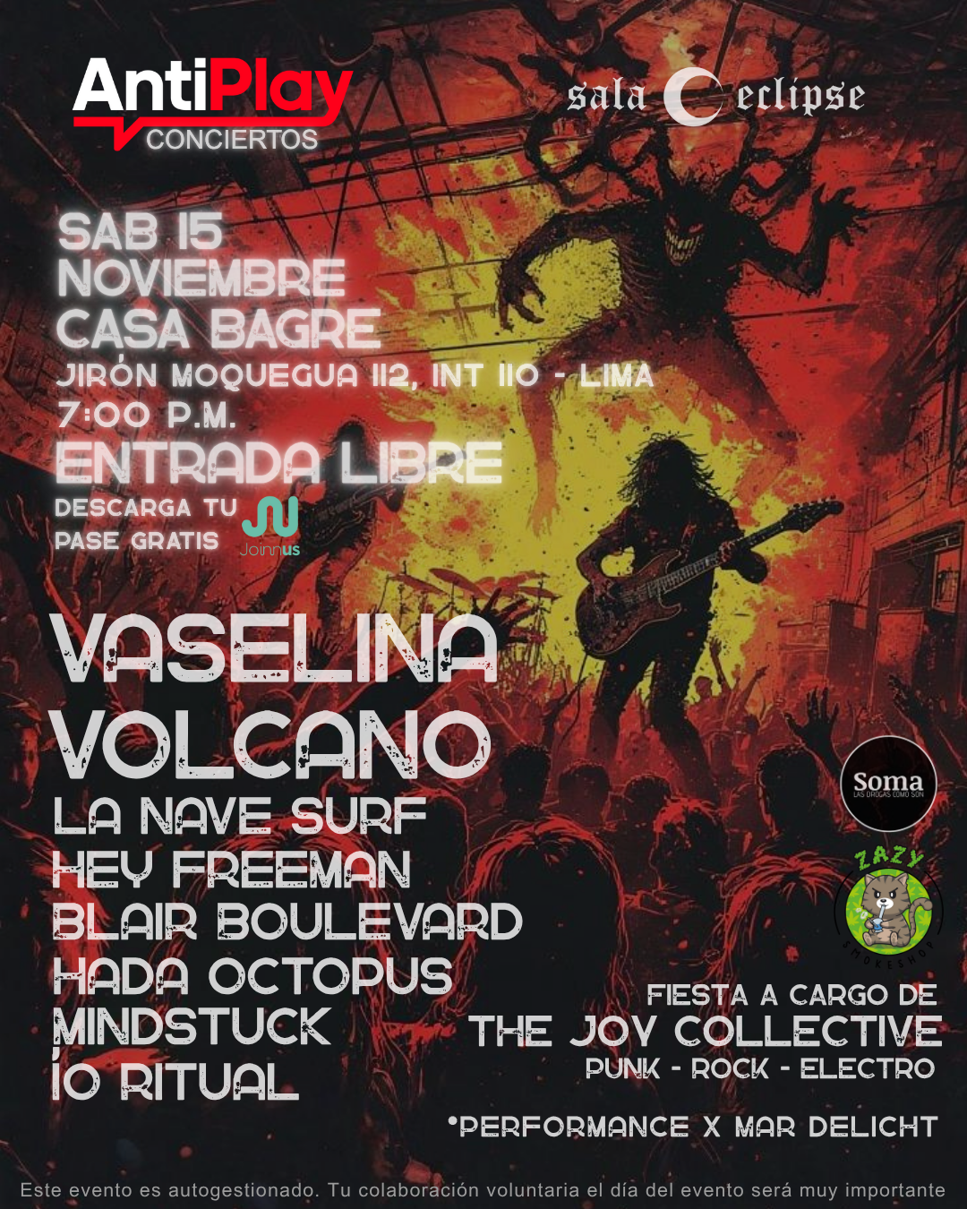 ANTIPLAY CONCIERTOS