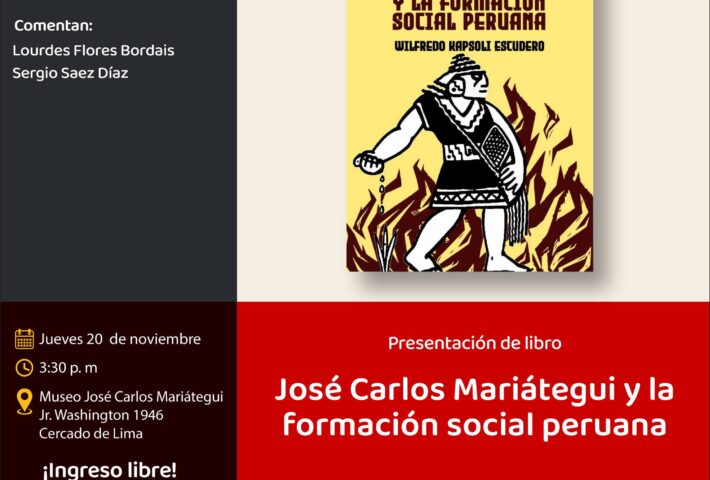 JOSÉ CARLOS MARIÁTEGUI Y LA FORMACIÓN SOCIAL PERUANA