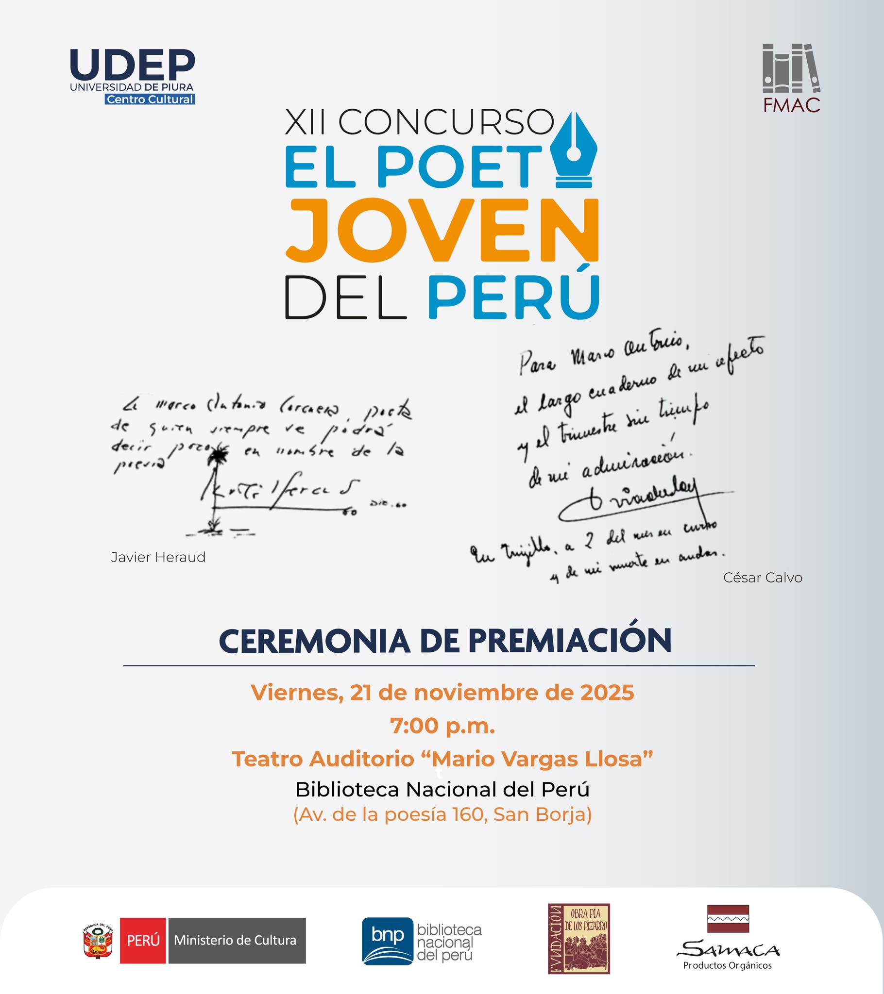XII CONCURSO EL POETA JOVEN
