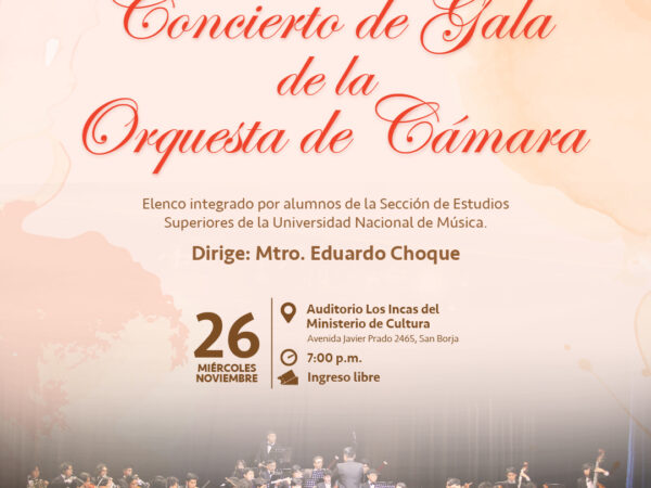 ORQUESTA DE CÁMARA DE LA UNM