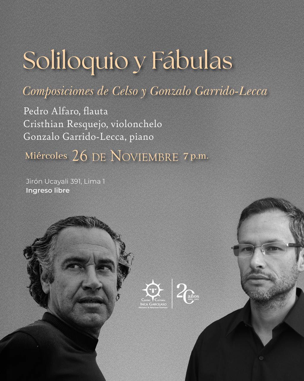 SOLILOQUIO Y FÁBULAS