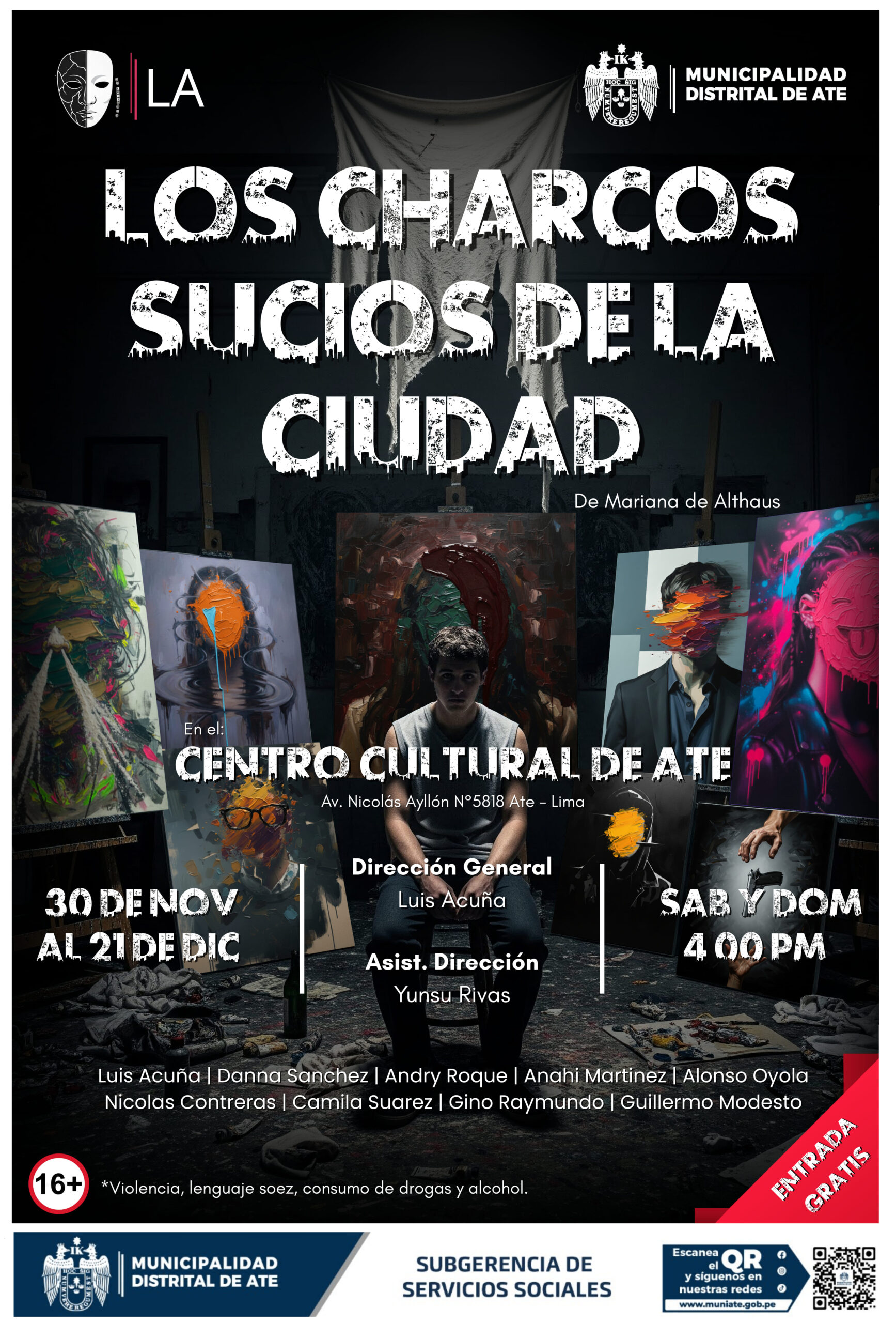 Los charcos sucios de la ciudad