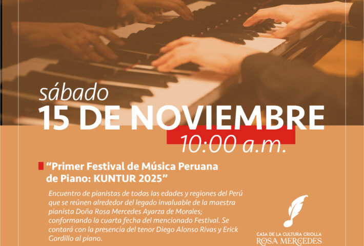 FESTIVAL DE MUSICA PERUANA DE PIANO