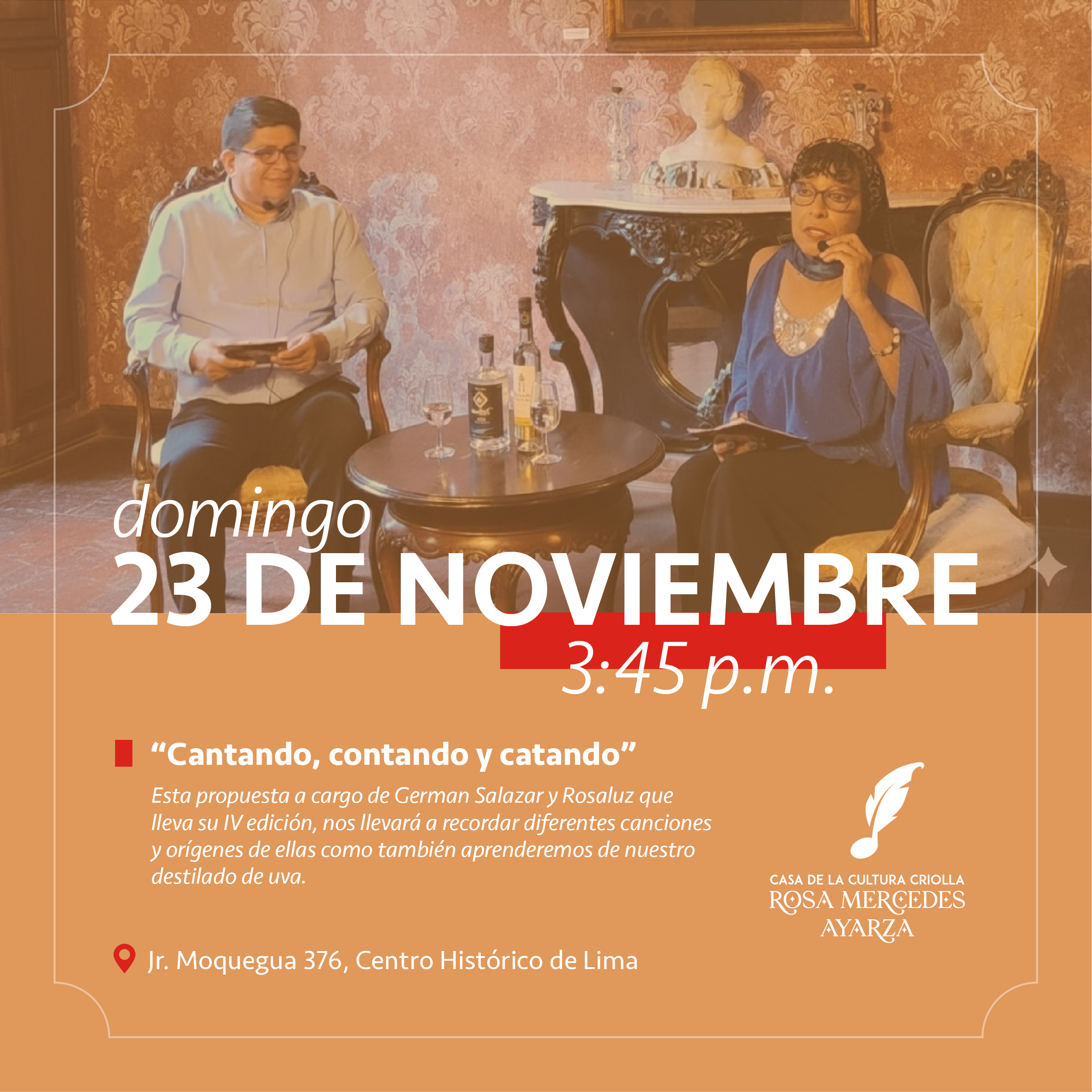 CANTANDO, CONTANDO Y CATANDO