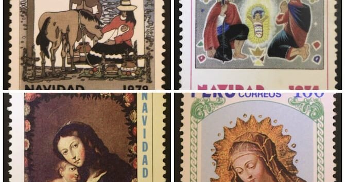 NAVIDAD PERUANA EN LAS ESTAMPILLAS